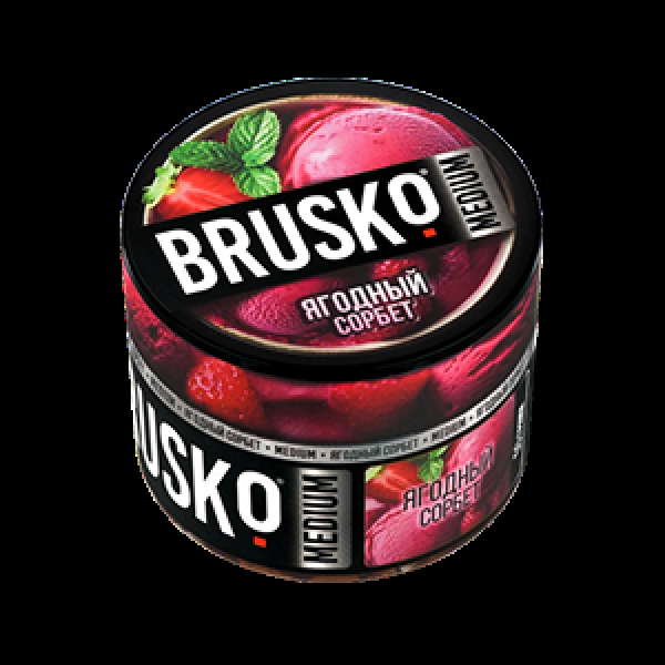 Бестабачная смесь Brusko Ягодный Сорбет 50 грамм в Уфе