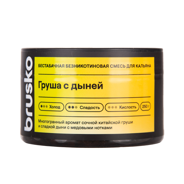 Бестабачная смесь Brusko Груша С   Дыней 250 грамм в Уфе