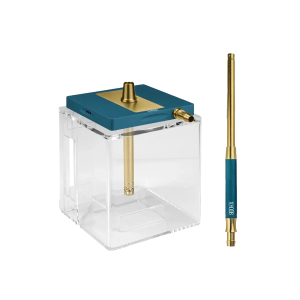 Кальян Hoob Atom Marine Blue X Gold | Hoob Cube в Уфе
