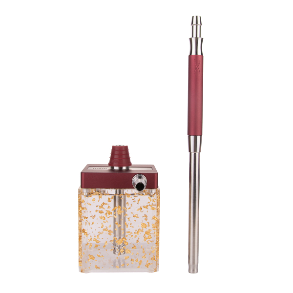 Кальян Hoob Subatom Wine Red X Ss | Cube Mini Gold в Уфе