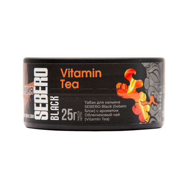 Табак Sebero Black Black Vitamin Tea 25 грамм в Уфе