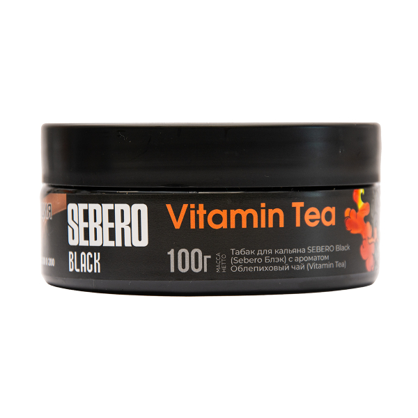 Табак Sebero Black Vitamin Tea Облепиховый Чай 100 грамм в Уфе