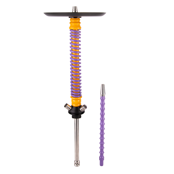 Кальян Mamay Customs Coilover Большой  Жёлтый Сирень в Уфе