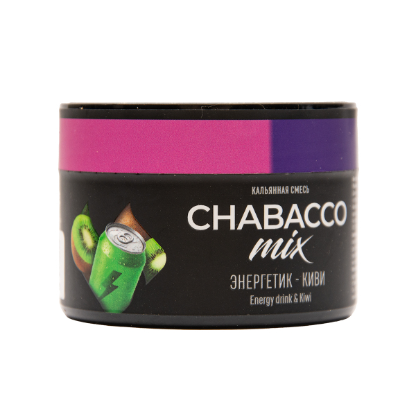 Бестабачная смесь Chabacco Medium Mix Energy Drink & Kiwi 40 грамм в Уфе