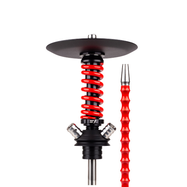 Кальян Mamay Customs Coilovers Micro Anod Черный Красный Глянец в Уфе