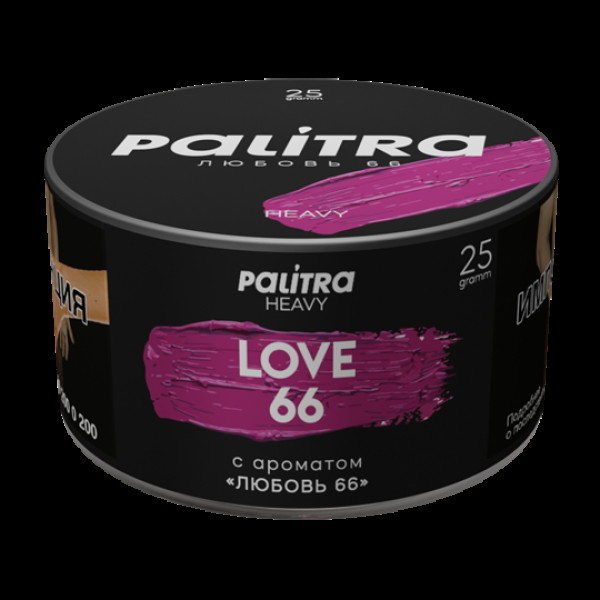 Табак Palitra Heavy Любовь 66 Love 66 25 грамм в Уфе