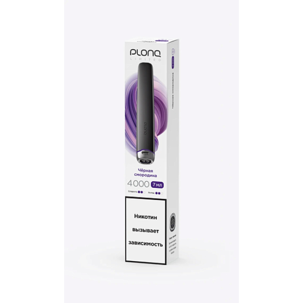 Электронка Plonq Plus Pro Black Чёрная Смородина 4000 затяжек в Уфе
