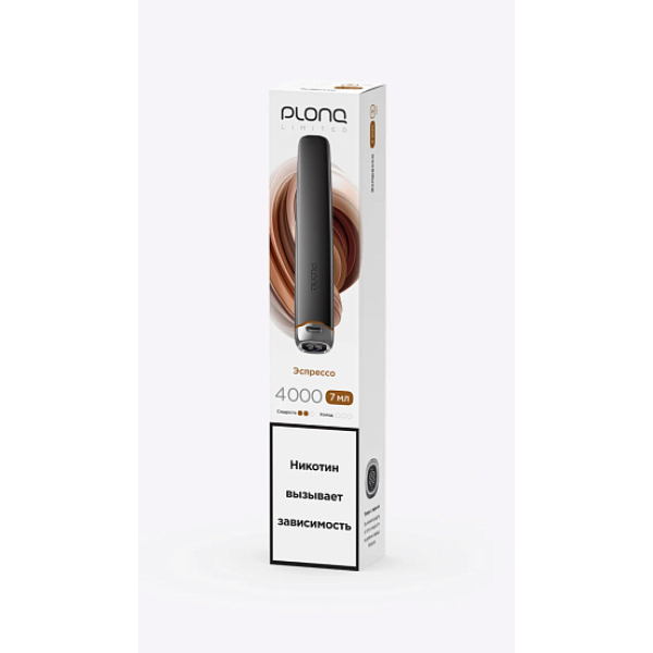 Электронка Plonq Plus Pro Black Эспрессо 4000 затяжек в Уфе