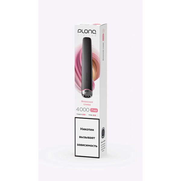 Электронка Plonq Plus Pro Black Японская Слива 4000 затяжек в Уфе