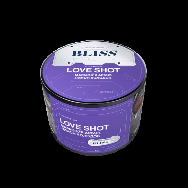 Табак Bliss Love Shot Маракуйя Арбуз Лимон Холодок 40 грамм в Уфе