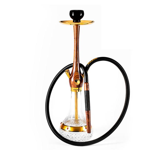 Кальян Wookah Walnut Gold Amber Click (золотой, 64 см) в Уфе